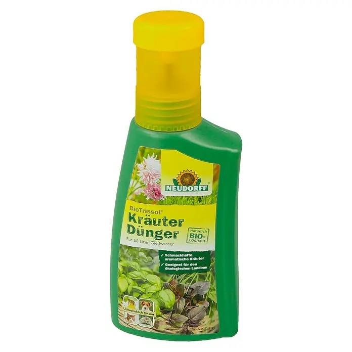 Neudorff BioTrissol Kräuterdünger - 250 ml, Inhalt ausreichend für ca.: 50 l - Vorderansicht