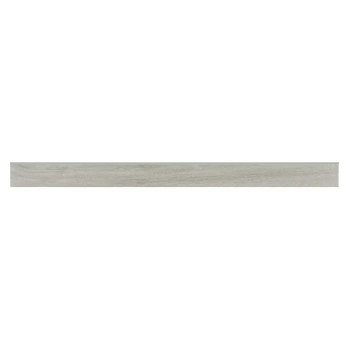 Zócalo cerámico Trunk - 9 x 120 cm, Gris - Vista frontal