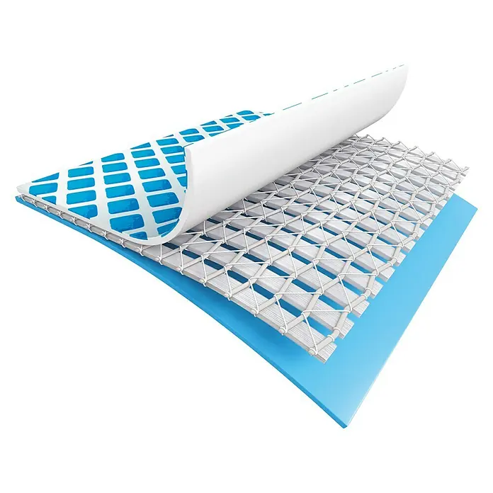 Intex Easy Pool bazen set - Ø x V: 396 x 84 cm, 7.290 l, Plave boje - Dijagonalni pogled