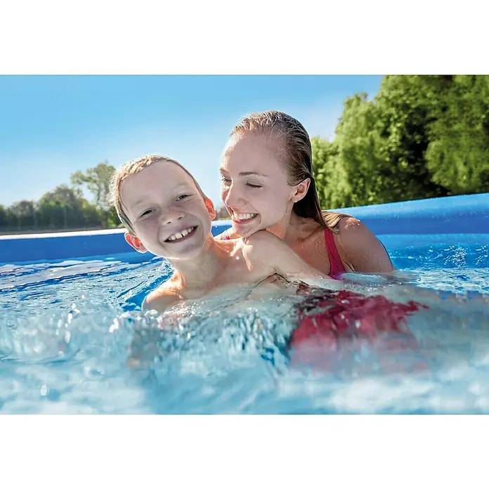 Intex Easy Pool bazen set - Ø x V: 396 x 84 cm, 7.290 l, Plave boje - Proizvod u upotrebi