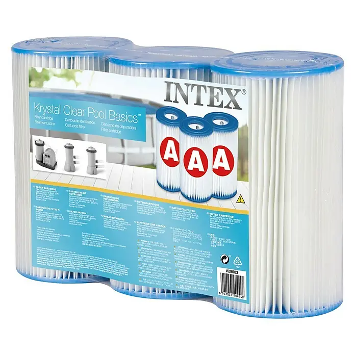 Intex Filter kartuša - Namijenjeno za: Krystal Clear Cartridge Filter Pump - Dijagonalni pogled