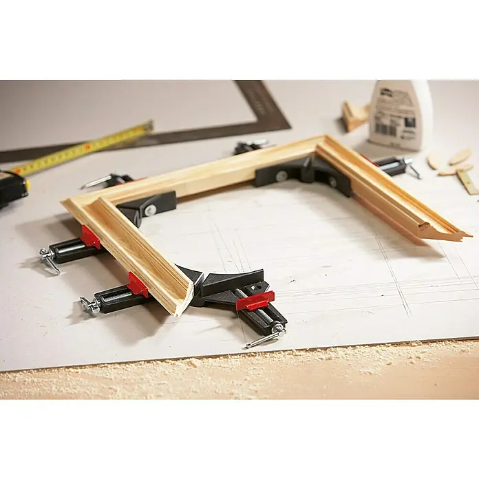 Bessey Kotno napenjalo [SI] WS1 - Razpon: 73 mm, Višina zapiralne čeljusti: 12 mm - Primer uporabe