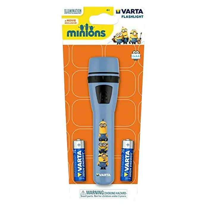 Linterna LED Minions - Azul/amarillo, 7 lm - Vista frontal