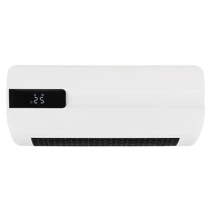 BHP Wandheizstrahler - Weiß/Schwarz, 42 x 11,5 x 17 cm, 1.000/2.000 W - Vorderansicht
