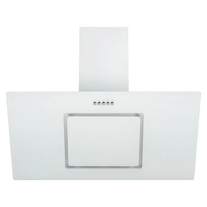 Respekta Schräghaube CH22010/90 WBZ - Breite: 90 cm, Max. Luftleistung: 377 m³/h, Weiß - Vorderansicht