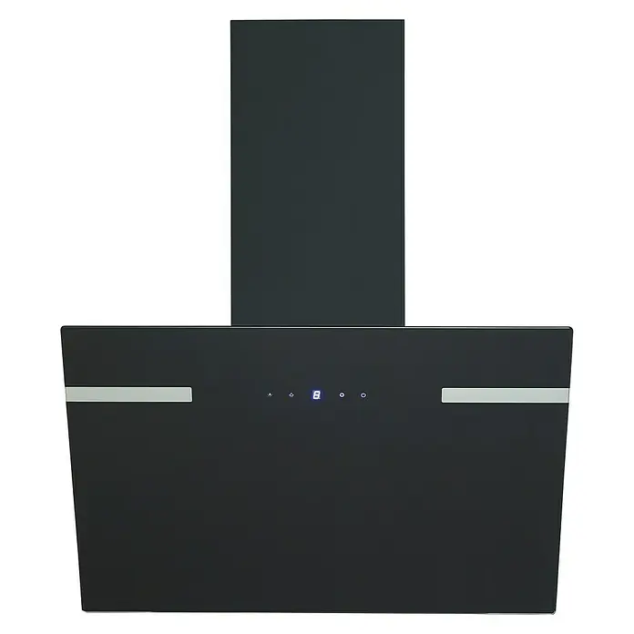 Respekta Schräghaube CH69060SA+ - Breite: 60 cm, Max. Luftleistung: 494 m³/h, Schwarz - Vorderansicht