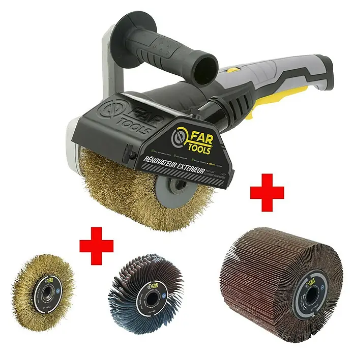 Fartools Multischleifer  REX 120C - 1.300 W - Diagonale Ansicht