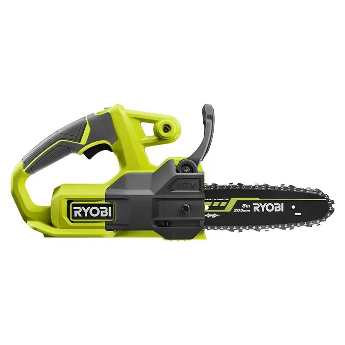 Ryobi ONE+ Akumulatorska lančana pila RY18CS20A-0 - 18 V, Litij-ionska, Bez akumulatora, Dužina mača: 20 cm - Pogled s desne strane