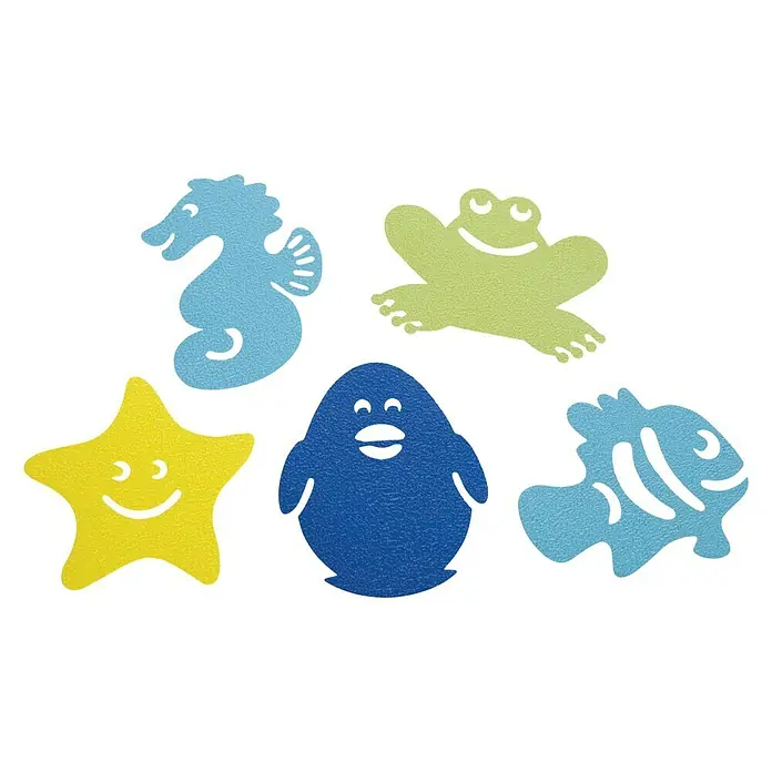 Dreambaby Antislip pads Dieren - Inhoud: 10 stk., Pvc, Meerkleurig - Vooraanzicht