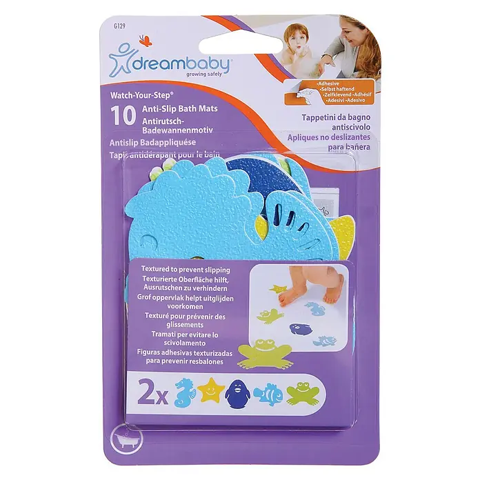 Dreambaby Antislip pads Dieren - Inhoud: 10 stk., Pvc, Meerkleurig - Vooraanzicht