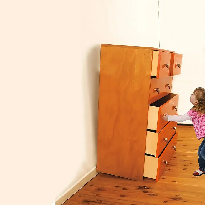 Dreambaby Schranksicherung - 2 Stk. - Anwendungsbeispiel