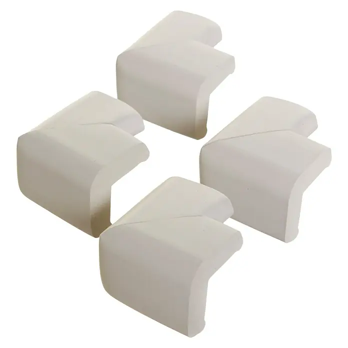 Dreambaby Eckenschutz - Grau, L x B x H: 40 x 35 x 15 mm, 4 Stk. - Diagonale Ansicht