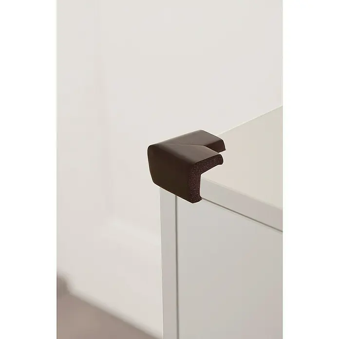 Dreambaby Eckenschutz - Braun, L x B x H: 40 x 35 x 15 mm, 4 Stk. - Detailaufnahme