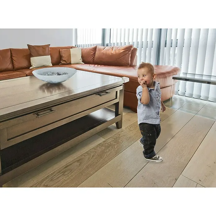 Dreambaby Eckenschutz - Grau, L x B x H: 40 x 35 x 15 mm, 4 Stk. - Anwendungsbeispiel
