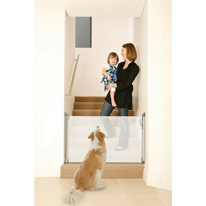 Dreambaby Treppenschutzrollo - Länge: 140 cm, Weiß - Anwendungsbeispiel