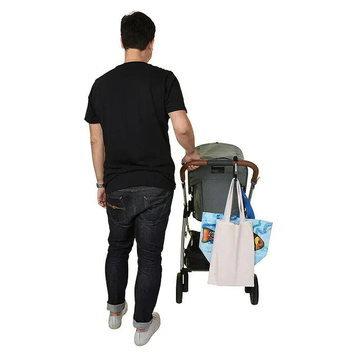 Dreambaby Karabinerhaken - L x B x H: 2,3 x 11,6 x 19 cm, Stahl - Anwendungsbeispiel