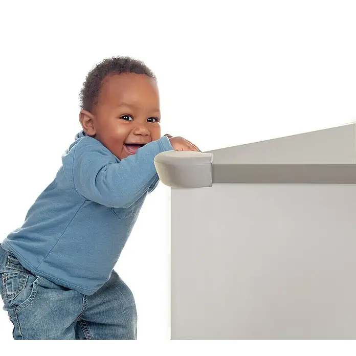 Dreambaby Eckenschutz Bump Guard - Grau, L x B: 97 x 72 mm, 4 Stk. - Anwendungsbeispiel