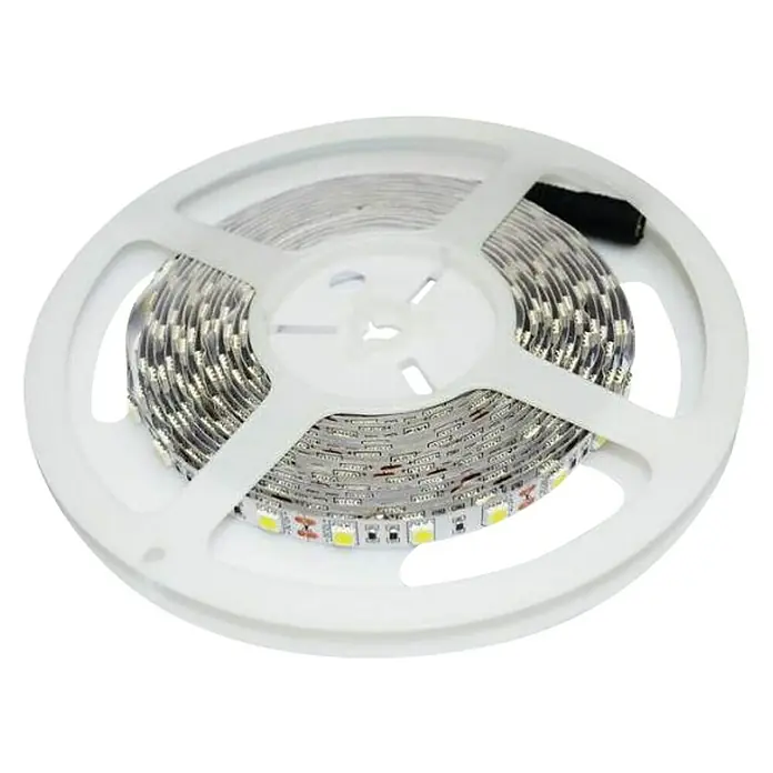 LED traka - Duljina: 5 m, Neutralno bijelo, 48 W - Dijagonalni pogled