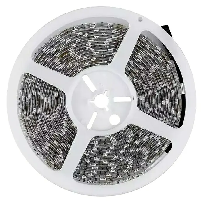 LED traka - Duljina: 5 m, Hladna bijela, 48 W - Pogled sprijeda