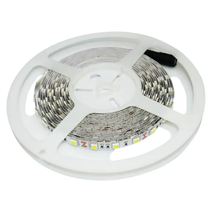 LED traka - Duljina: 5 m, Topla bijela, 48 W - Dijagonalni pogled