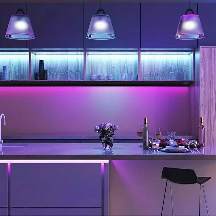 LED traka - Duljina: 5 m, RGB, 48 W - Živopisni prikaz