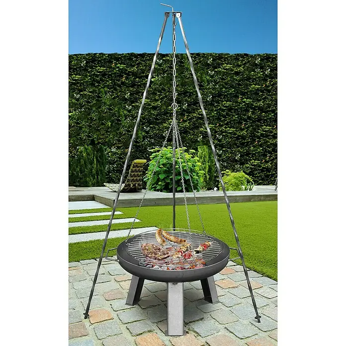 Buschbeck Schwenkgrill - Passend für: Buschbeck Feuerschale Ø 60 cm - Stimmungsaufnahme