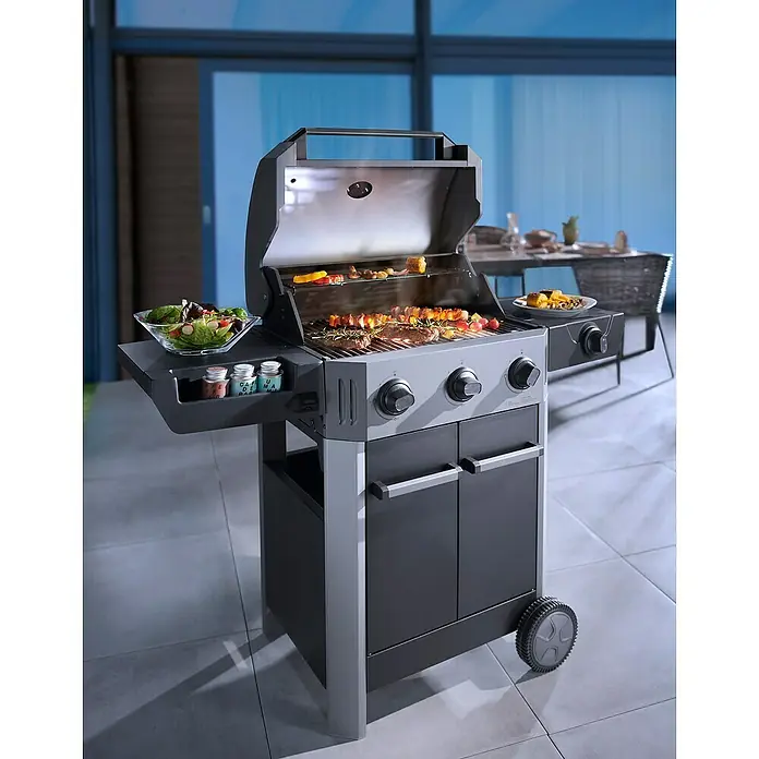 Buschbeck Gasgrill Grenada 3 - Anzahl Brenner: 3, Hauptgrillfläche: 60 x 42 cm, 12,3 kW - Stimmungsaufnahme
