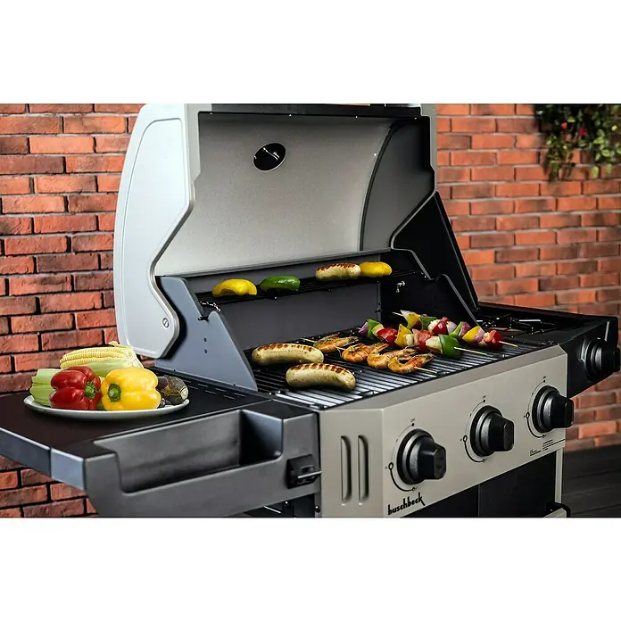 Buschbeck Gasgrill Grenada 3 - Anzahl Brenner: 3, Hauptgrillfläche: 60 x 42 cm, 12,3 kW - Stimmungsaufnahme