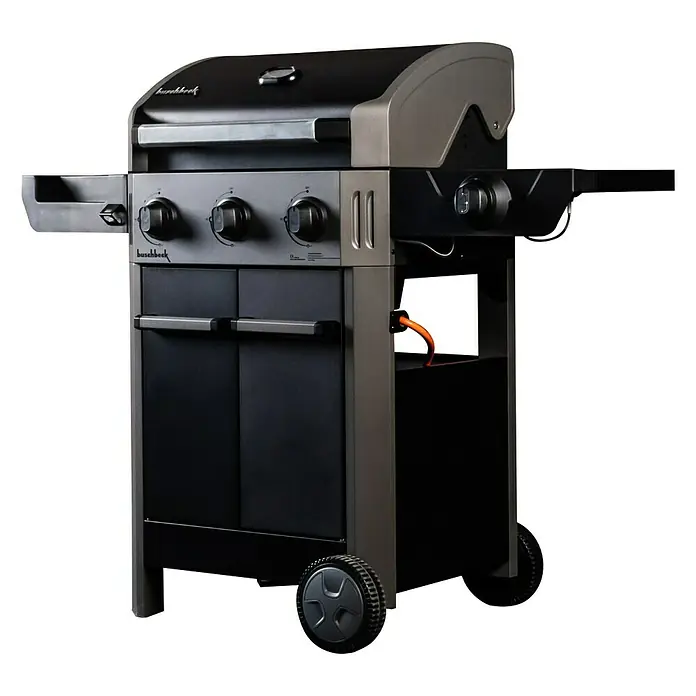 Buschbeck Gasgrill Grenada 3 - Anzahl Brenner: 3, Hauptgrillfläche: 60 x 42 cm, 12,3 kW - Diagonale Ansicht