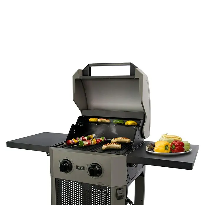 Buschbeck Elektrogrill Grenada Wave - 2,2 kW, Hauptgrillfläche: 48 x 42 cm - Detailaufnahme