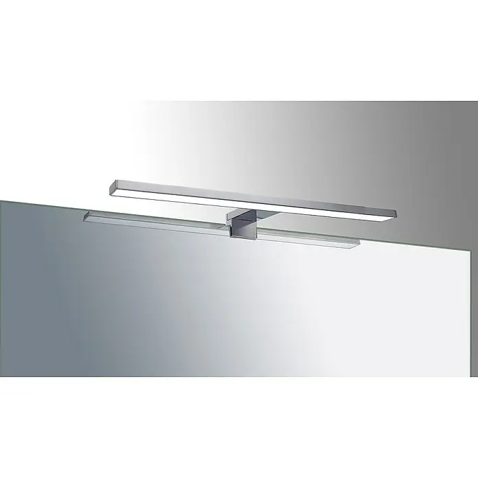 Aplique LED para espejo Altair 50 - 7 W, Cromo, L x An x Al: 10,8 x 50 x 4,1 cm - Primer plano