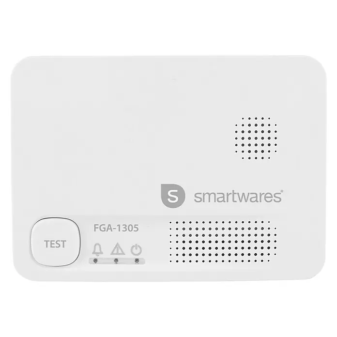 Smartwares Detektor ugljikovog monoksida FGA-13051 - D x Š x V: 36 x 107 x 77 mm - Pogled sprijeda