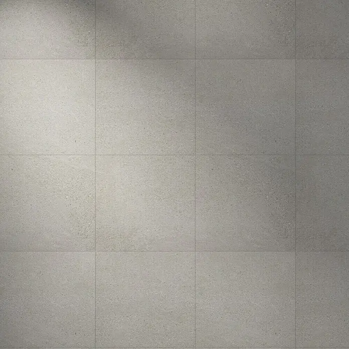 Feinsteinzeugfliese Beton - 60 x 60 cm, Grau, Matt - Draufsicht