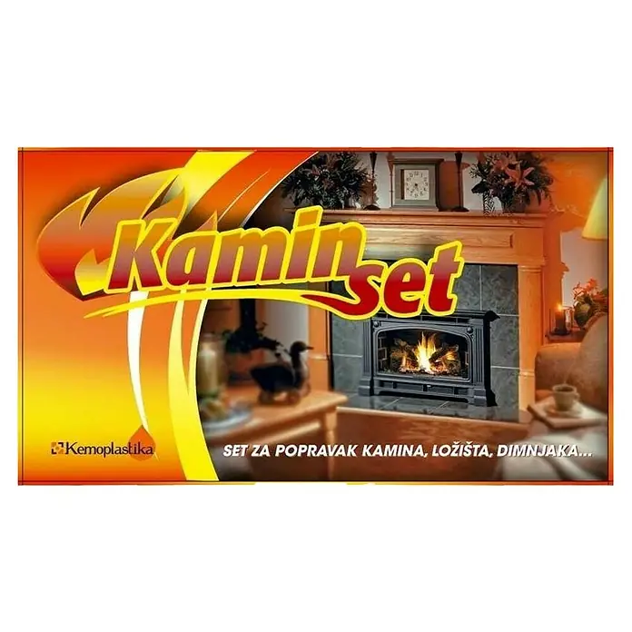 Kemoplastika Set za popravak kamina, ložišta i dimnjaka - Namijenjeno za: Peći i kamine, Set za popravak kamina, ložišta dimnjaka - Pogled sprijeda