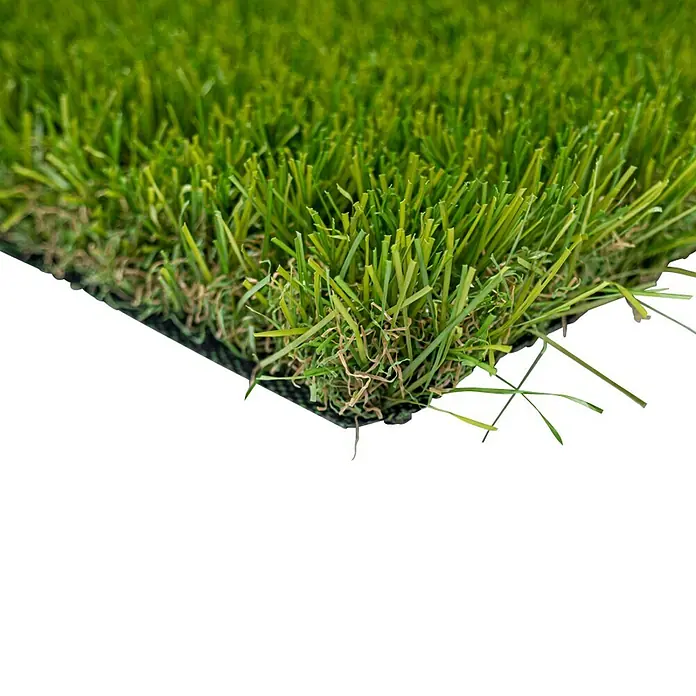 Césped artificial Jamaica - 5 x 1 m, Verde Natural - Primer plano