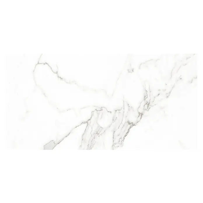 Pavimento porcelánico Palatina Pulido - 60 x 120 cm, Blanco Carrara, Rectificado, Pulido - Vista superior