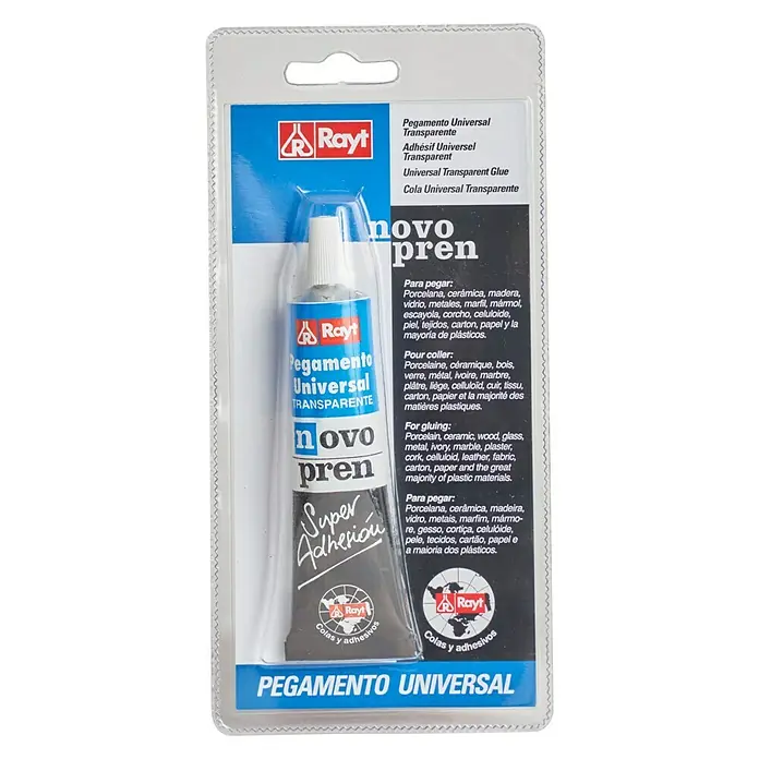 Rayt Pegamento universal - 40 ml, Transparente, Tubo - Vista frontal