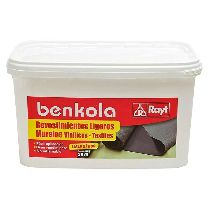 Rayt Cola especial Benkola revestimientos - Blanco, 5 kg - Vista frontal