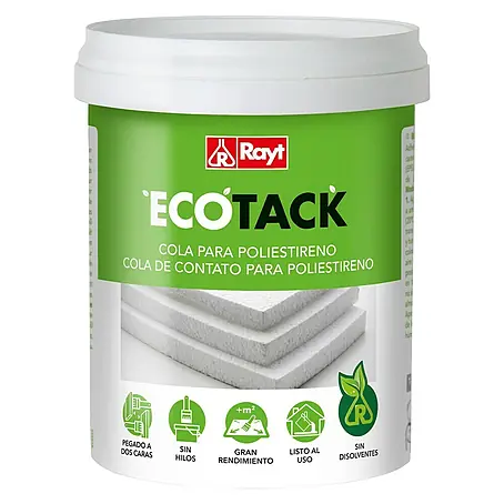 Rayt  Adhesivo de poliestireno expandido Ecotack