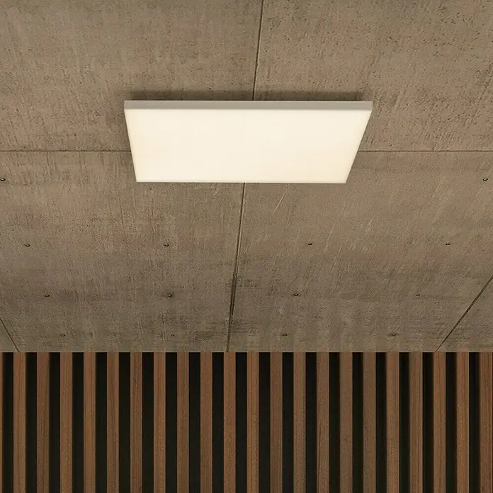 Ledvance SUN@Home LED-Panel Planon Frameless - 35 W, L x B x H: 60 x 60 x 6,1 cm, Weiß, Weiß, Kaltweiß - Bildausschnitt