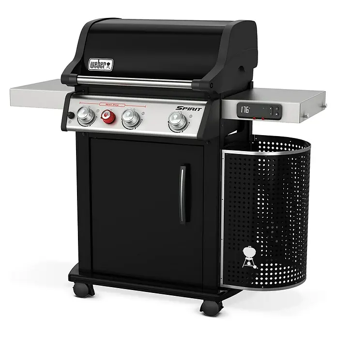 Weber Gasgrill Spirit EPX-325S GBS Smart Grill - Anzahl Brenner: 3, Hauptgrillfläche: 61 x 45 cm, 9,38 kW - Diagonale Ansicht