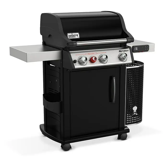 Weber Gasgrill Spirit EPX-325S GBS Smart Grill - Anzahl Brenner: 3, Hauptgrillfläche: 61 x 45 cm, 9,38 kW - Diagonale Ansicht