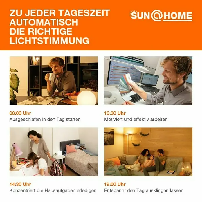 Ledvance SUN@Home LED-Leuchtmittel Smart+ WIFI - GU10, 4,9 W, PAR16, 268 lm - Anwendungsbeispiel