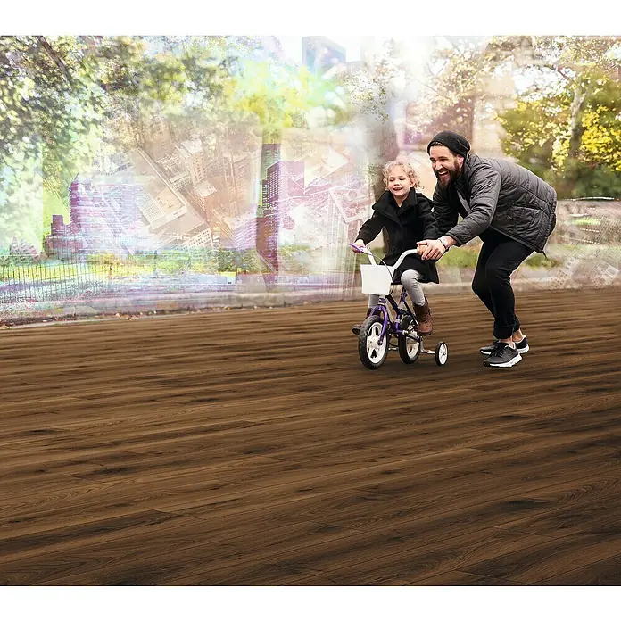 MyStyle MyDream Laminat Bourbon Hill Oak - 1.285 x 192 x 14 mm, Landhausdiele - Anwendungsbeispiel