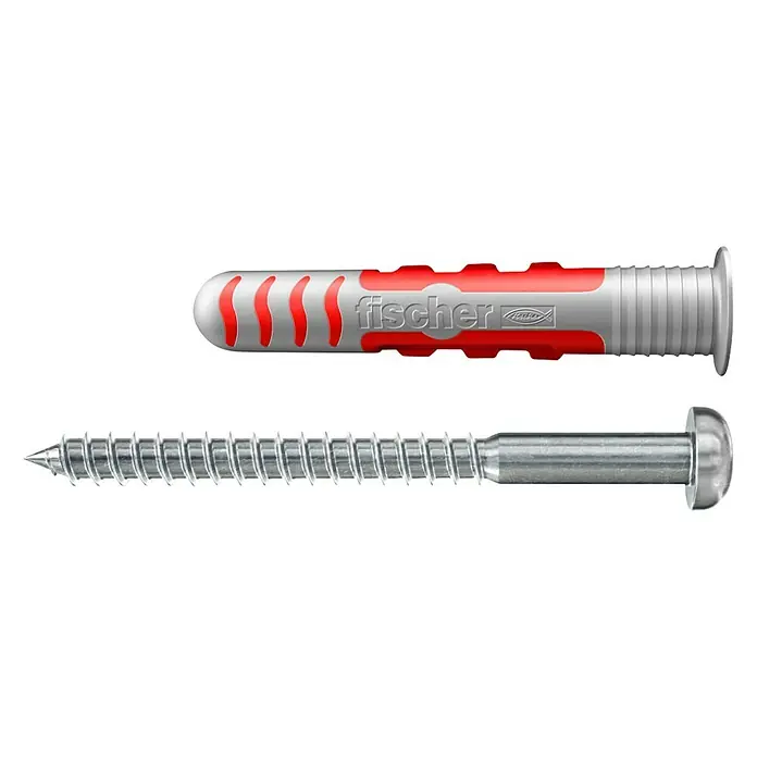 Fischer Surtido de tacos y tornillos DuoSeal - Ø x L: 6 x 38 mm, 4 uds. - Vista de perfil izquierdo