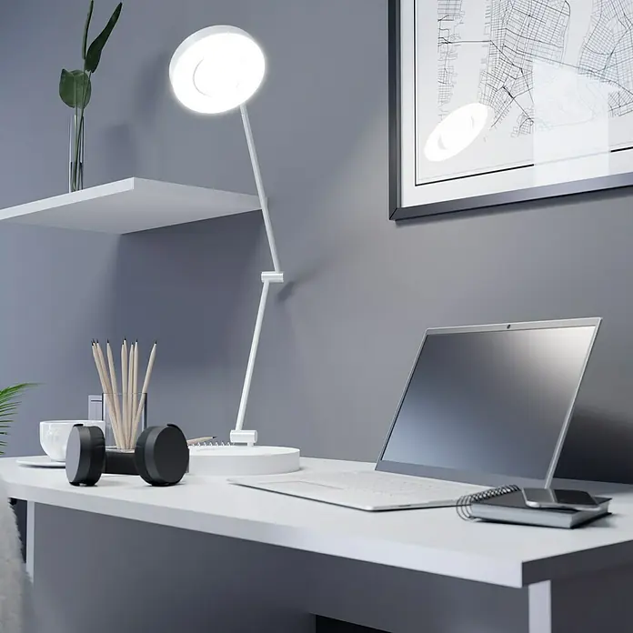 Ledvance SUN@Home LED-Tischleuchte Panan - 15 W, L x B x H: 22 x 22 x 70 cm, Weiß, Kaltweiß - Stimmungsaufnahme