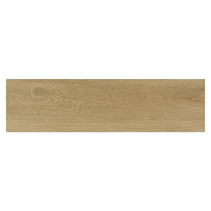 Pavimento porcelánico Galia - 20 x 75 cm, Honey, Estilo madera - Vista frontal