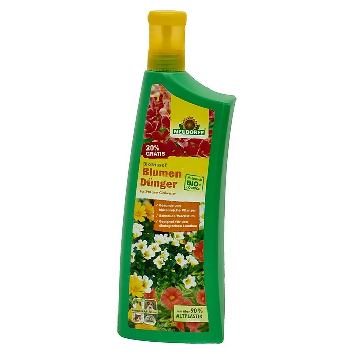 Neudorff BioTrissol Blumendünger - 1,2 l, Inhalt ausreichend für ca.: 240 l - Vorderansicht