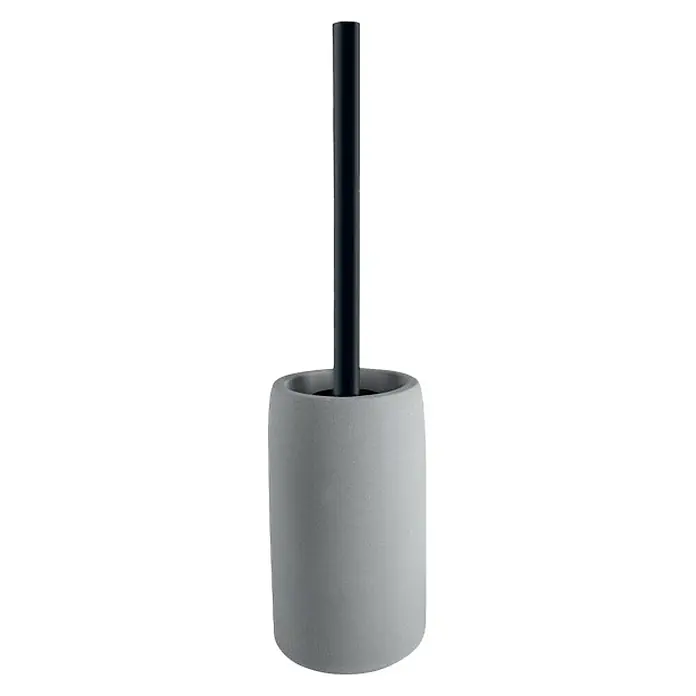 Spirella Gemma Escobillero de suelo - Gres porcelánico, Gris - Vista frontal