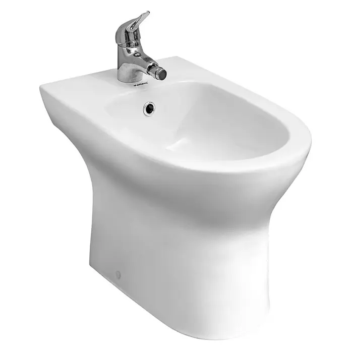 Camargue Tokio Bidé - Porcelana, Blanco - Vista angular